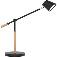 UNILUX LED-Tischleuchte VICKY, Buche/schwarz