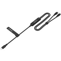 DIGITUS USB-C 2in1 Ladekabel, 140 W, 1,8 m, schwarz