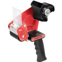LogiLink Handabroller für Verpackungsklebeband, schwarz/rot – Bild 2