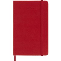 MOLESKINE Taschenkalender 2027, Wochen, P/A6, Hardcover, rot