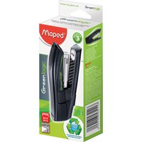 Maped Heftgerät Half Strip Greenlogic, schwarz – Bild 2