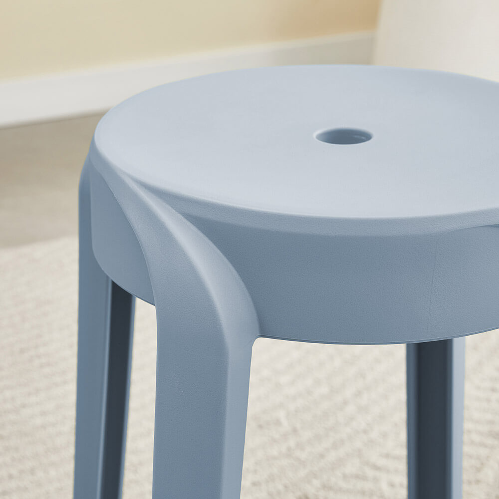 Home Deluxe 4058166432186 Hocker hellblau – Bild 3