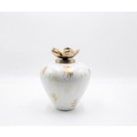 Vase Florena B22 x T22 x H28 cm Glas Kintsugi Handgemacht