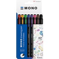 Tombow Fineliner MONO drawing pen, 8er Etui – Bild 2
