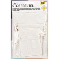 folia Stoffbeutel NATUR, in 3 Größen sortiert – Bild 2
