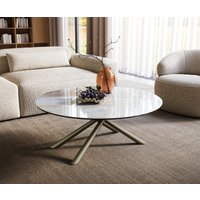 DELIFE Edge Couchtisch Rund Keramik