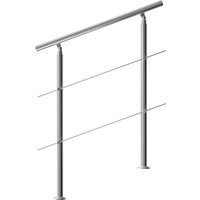 monzana 108615 Treppengeländer Edelstahl – Bild 2