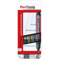 Pentel Kreidemarker WET EARASE SMW26, 4er Etui, sortiert – Bild 2
