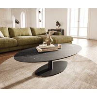 DELIFE Edge Couchtisch Oval Keramik