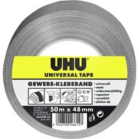 UHU Universal Gewebe-Klebeband, 48 mm x 50 m, grau – Bild 2
