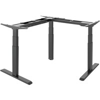 LogiLink Schreibtischgestell, elektrisch, 90 Grad L-Form