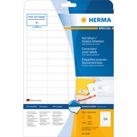 HERMA Korrektur -Abdeck-Etiketten SPECIAL, 210 x 297 mm