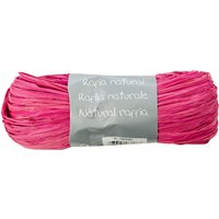Clairefontaine Raffia-Naturbast, rosa