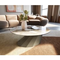 DELIFE Edge Couchtisch Keramik rund – Bild 2