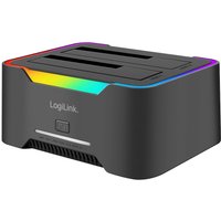 LogiLink USB 3.2 Dual Festplatten Docking Station, 2,5, /3,5