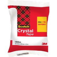 Scotch Klebefilm Crystal, transparent, Vorteilspack – Bild 2