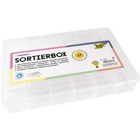 folia Sortierbox, aus PP, 17 Fächer, transparent