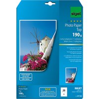 sigel InkJet-Top-Foto-Papier, DIN A4, 2-seitig hochglänzend