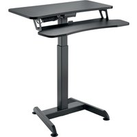 LogiLink Elektrischer PC-Sitz -Steh-Arbeitsplatz, anthrazit