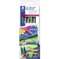 STAEDTLER Doppel-Fasermaler, Europa, 6er Kartonetui