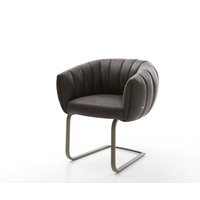 DELIFE Jada-Flex Freischwinger Anthrazit