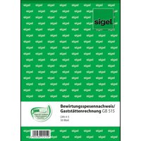 sigel Formularbuch, Bewirtungsspesennachweis, A5, 50 Blatt – Bild 2