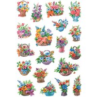 HERMA Sticker DECOR, Blumen im Körbchen – Bild 2