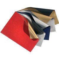 folia Weihnachts-Geschenkpapier, Bicolor, silber/gold