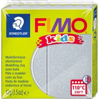 FIMO kids Modelliermasse, ofenhärtend, glitter-silber, 42 g – Bild 2