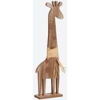 Figur Giraffe aus Holz, ca. 41x11x5 cm