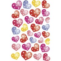 HERMA Sticker MAGIC, Punkteherzen, Folie