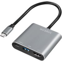 LogiLink USB 3.2 Gen 1 Adapterkabel, grau/schwarz
