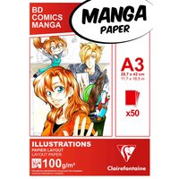 Clairefontaine Skizzenblock MANGA ILLUSTRATIONS, DIN A3 – Bild 2