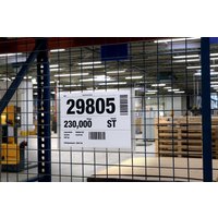 DURABLE Drahtbügeltasche, A4 quer, aus PP, transparent – Bild 2