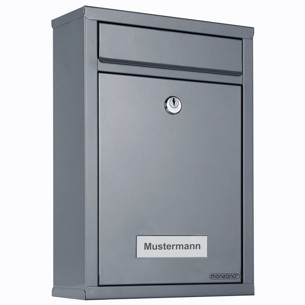 monzana 105261 Briefkasten Silber – Bild 3
