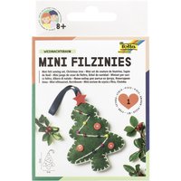 folia Mini Filz-Nähset, Filzinies, 21-teilig, Christbaum – Bild 2