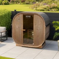Outdoor Sauna CUBE M - 194 x 120 cm für 2 Personen – Bild 2