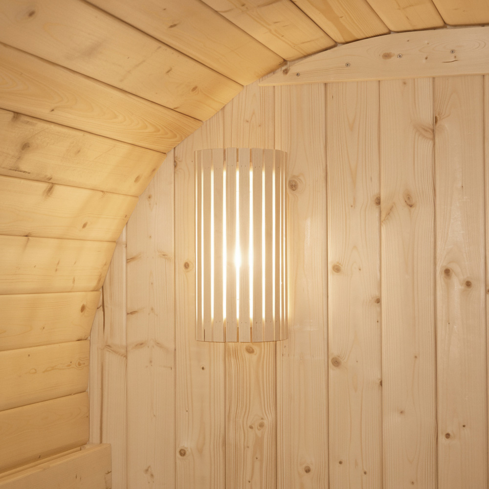 Outdoor Sauna CUBE M - 194 x 120 cm für 2 Personen – Bild 5