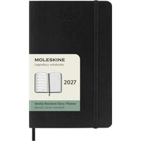 MOLESKINE Taschenkalender 2027, Wochen, P/A6,Softc., schwarz