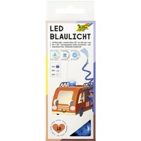 folia LED-Blaulicht, 10 Stück inkl. Batterien – Bild 2