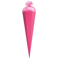 ROTH Bastelschultüte mit Verschluss, 850 mm, pink