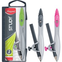 Maped Zirkelkasten Study, inkl. Adapterring, farbig sortiert – Bild 2