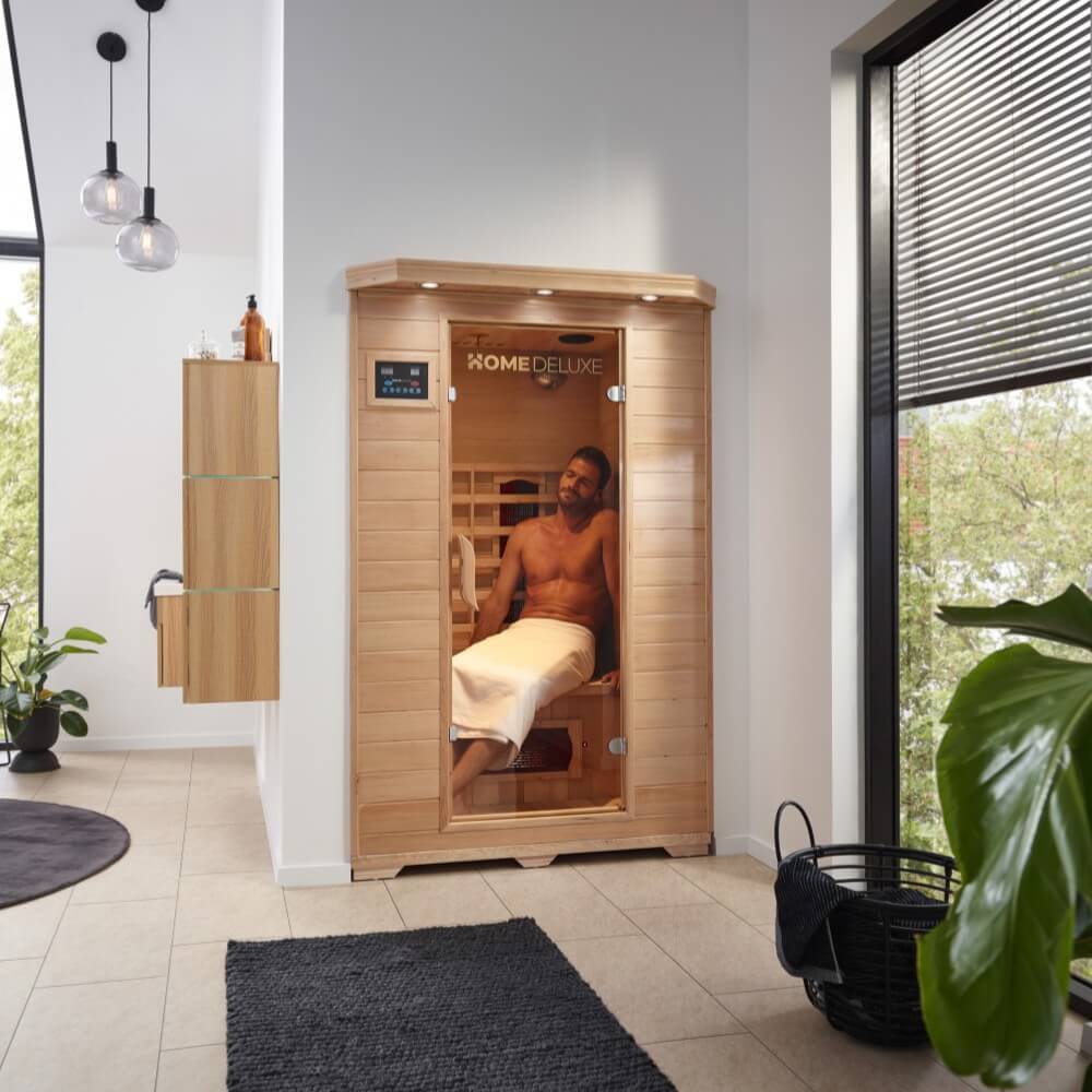 Infrarotkabine REDSUN M - 120 x 105 cm für 2 Personen – Bild 4
