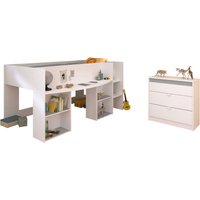 Parisot Kinderzimmer Pirouette16 weiß / grau / rosa – Bild 2