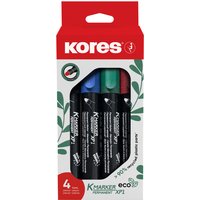 Kores Permanent-Marker, ECO XP1, Rundspitze, 4er Etui – Bild 2