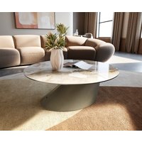 DELIFE Edge Couchtisch Keramik Rund – Bild 2