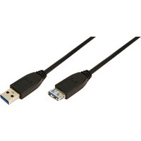 LogiLink USB 3.0 Verlängerungskabel, schwarz, 3,0 m – Bild 2