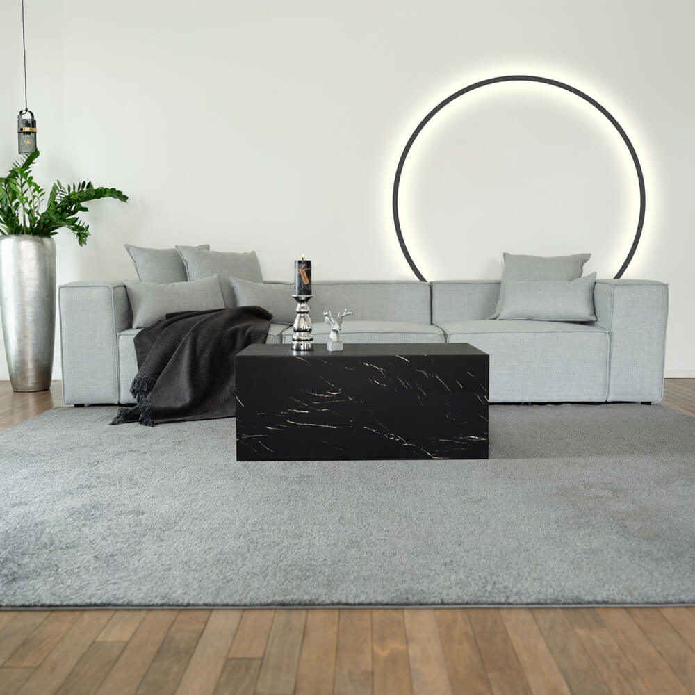 Home Deluxe 4058166244666 Sofa Hellgrau – Bild 3