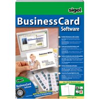sigel BusinessCard Gestaltungssoftware, für Visitenkarten
