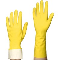 Spontex Latex-Handschuh Multi-Use, Größe M, gelb – Bild 2